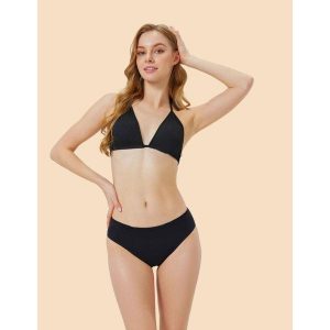Kompletny bikini (2 części) TEEN Bardzo chłonne Céline. Czarne bikini Anaissa, bez wzorów, z poliamidu. W wyprzedaży za 190,00 zł.