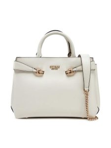 Guess Torebka HWVG96 39060 Écru. Kuferki Guess, z aplikacjami, ze skóry, bez dodatków. Za 349,99 zł.