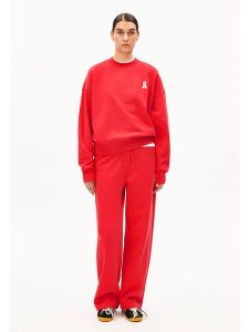 Armedangels Bluza ''Iconic Å Alizaa'' w kolorze czerwonym rozmiar: L. Czerwone bluzy ARMEDANGELS, l, bez wzorów, bez kaptura. Za 214,95 zł.