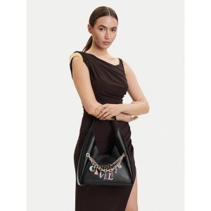 Torebka Just Cavalli. Czarne torebki klasyczne Just Cavalli, bez wzorów, bez dodatków. Za 658,99 zł.
