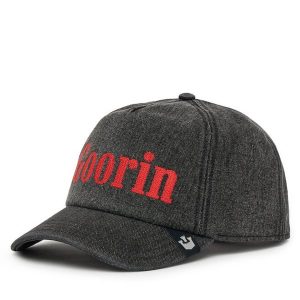 Czapka z daszkiem Goorin Bros. Czarne czapki Goorin Bros, bez wzorów. Za 119,99 zł.