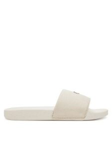 Calvin Klein Jeans Klapki Slide Monogram Hardware YW0YW01713 Écru. Klapki Calvin Klein Jeans, bez wzorów, z jeansu, bez obcasa. Za 129,99 zł.
