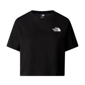 Koszulka sportowa damska The North Face W Simple Dome Cropped. Czarne koszulki sportowe The North Face, bez wzorów, bez ramiączek. Za 175,00 zł.