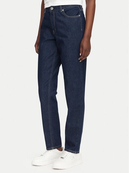 Karl Lagerfeld Jeans Jeansy B3W10059 Granatowy Mom Fit. Niebieskie jeansy Karl Lagerfeld Jeans, bez wzorów, z bawełny. Za 429,99 zł.