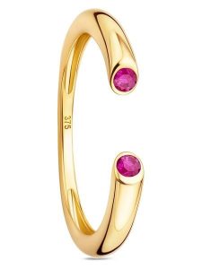 Diamant Exquis Złoty pierścionek z rubinami rozmiar: 50. Czerwone pierścionki Diamant Exquis, z rubinem, złote. Za 1 187,99 zł.