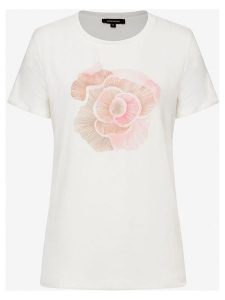 More & More Koszulka w kolorze białym rozmiar: 46. Białe bluzki More & More, s, bez wzorów, z wiskozy, klasyczne, bez kołnierzyka, bez ramiączek. Za 66,16 zł.