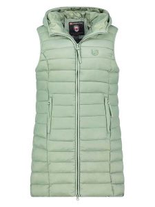 Canadian Peak Kamizelka pikowana "Vakitaleak" w kolorze zielonym rozmiar: M. Zielone kamizelki Canadian Peak, m, bez wzorów, bez kołnierzyka, bez ramiączek, bez kaptura. Za 149,66 zł.