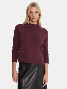 BOSS Sweter Febisan 50478315 Fioletowy Regular Fit. Fioletowe swetry klasyczne Boss, l, z wełny, bez kołnierzyka. Za 599,99 zł.
