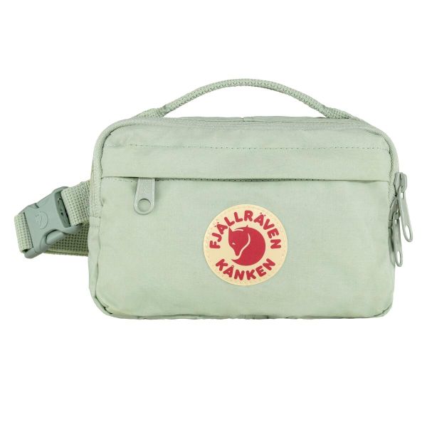 Saszetka Fjallraven Kanken Hip Pack - mint green. Zielone nerki i saszetki Fjällräven, bez wzorów. Za 219,00 zł.