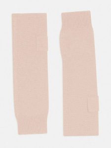 Just Cashmere Kaszmirowe mankiety w kolorze beżowym rozmiar: onesize. Brązowe rękawiczki Just Cashmere, bez wzorów, z kaszmiru. Za 108,99 zł.