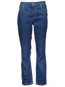 Pepe Jeans Dżinsy - Tapered fit - w kolorze niebieskim rozmiar: W31/L30. Niebieskie jeansy Pepe Jeans, z aplikacjami, z jeansu, z podwyższonym stanem. Za 171,28 zł.