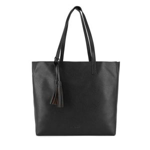 Torebka JENNY. Czarne shopper bag Jenny, bez wzorów, bez dodatków. Za 159,99 zł.