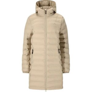 Długa lekka kurtka puchowa damska Whistler Froze. Brązowe kurtki WHISTLER, na zimę, bez wzorów, z puchu, z kapturem. Za 391,50 zł.