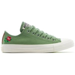 Buty sportowe Converse Chuck Taylor As. Zielone trampki Converse, bez wzorów, bez zapięcia. Za 390,00 zł.