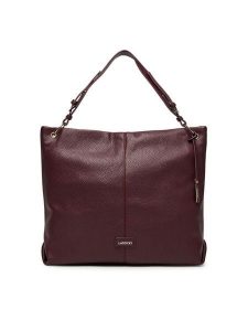 Lasocki Torebka C-LSK-L-007-08 Bordowy. Czerwone shopper bag Lasocki, bez wzorów, z materiału, bez dodatków. Za 199,99 zł.
