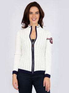 SIR RAYMOND TAILOR Kardigan "Scottie" w kolorze białym rozmiar: XXL. Białe bluzy Sir Raymond Tailor, z bawełny. Za 131,43 zł.