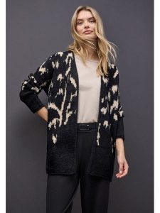 Street One Kardigan w kolorze czarno-kremowym rozmiar: 40. Brązowe kardigany Street One, z bawełny. Za 174,84 zł.