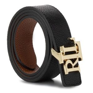 Pasek Damski LAUREN RALPH LAUREN. Czarne paski Lauren Ralph Lauren, bez wzorów. Za 269,99 zł.