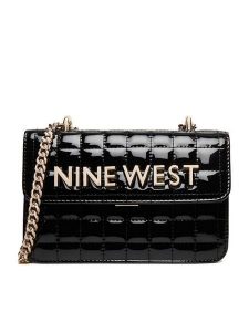 Nine West Torebka EO-Glamercy-Grace-LX10060 Czarny. Czarne torebki wieczorowe Nine West, bez wzorów, z materiału, bez dodatków. Za 209,99 zł.