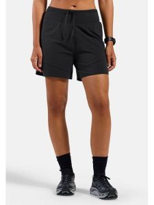 Odlo Szorty 2w1 "X-Alp Trail" w kolorze czarnym do biegania rozmiar: M. Czarne spodenki sportowe ODLO, m, bez wzorów, do biegania. Za 234,95 zł.