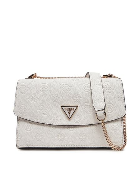 Guess Torebka HWPG93 49210 Biały. Białe listonoszki Guess, z aplikacjami, ze skóry, bez dodatków. Za 353,99 zł.