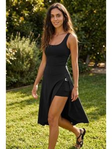 SOULSHAE Spódnica w kolorze czarnym rozmiar: XXL/3XL. Czarne spódnice SOULSHAE, xl, bez wzorów, maxi. Za 109,95 zł.
