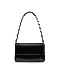 Calvin Klein Torebka Block Ew Flap Shoulderbag25 S K60K611833 Czarny. Czarne torebki klasyczne Calvin Klein, bez wzorów, ze skóry, bez dodatków. Za 449,99 zł.