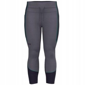 Spodnie Treningowe Do Biegania Do Kostek Dla Kobiet HeatGear. Szare spodnie dresowe Under Armour, bez wzorów. Za 237,99 zł.