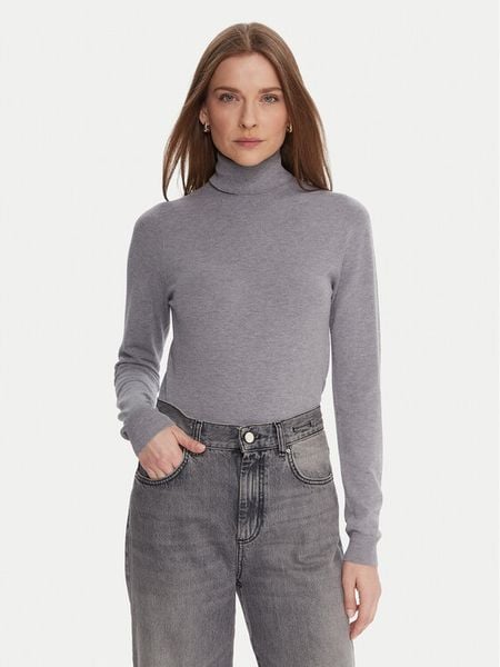 Kontatto Golf 3M0824C Szary Regular Fit. Szare golfy Kontatto, bez wzorów, z syntetyku. Za 169,99 zł.