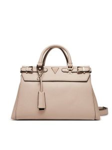 Guess Torebka HWEBG9 51105 Beżowy. Brązowe kuferki Guess, z aplikacjami, ze skóry, bez dodatków. Za 409,99 zł.