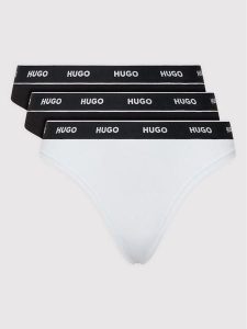 Hugo Komplet 3 par stringów 50469681 Kolorowy. Komplety bielizny Hugo, bez wzorów, z bawełny. Za 139,99 zł.