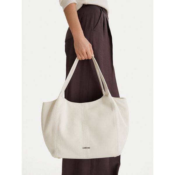 Torebka Lasocki. Shopper bag Lasocki, bez wzorów, bez dodatków. Za 199,99 zł.