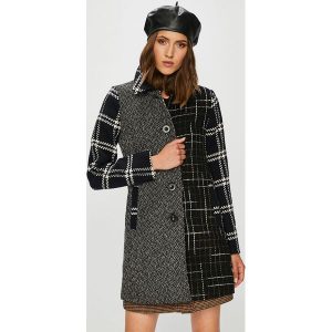 Desigual - Płaszcz. Płaszcze marki Desigual. W wyprzedaży za 379,90 zł.
