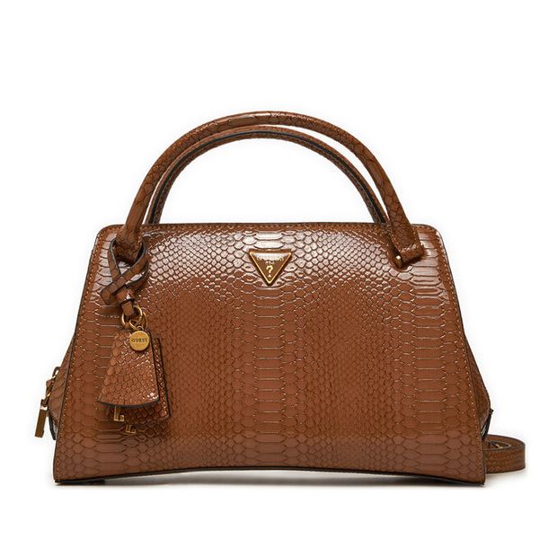Torebka Guess. Brązowe torebki klasyczne Guess, z aplikacjami, bez dodatków. Za 399,99 zł.