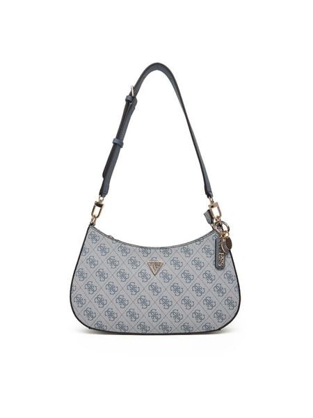 Guess Torebka Noelle II HWBG96 72180 Niebieski. Niebieskie torebki klasyczne Guess, z aplikacjami, ze skóry, bez dodatków. Za 379,99 zł.