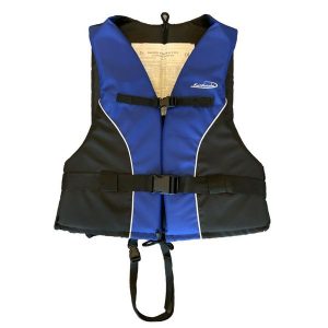 Kamizelka asekuracyjna na spływ kajakowy unisex Olimp Standard. Czarne kamizelki OLIMP, xl, bez wzorów, z poliesteru, bez kołnierzyka, bez ramiączek, bez kaptura. Za 129,00 zł.