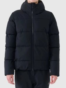 4F Kurtka narciarska w kolorze czarnym rozmiar: S. Czarne kurtki sportowe 4f, m, bez wzorów, z puchu, bez kaptura, narciarskie. Za 218,45 zł.