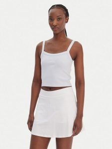 Guess Top V6GP16 K3180 Błękitny Regular Fit. Niebieskie topy Guess, m, z aplikacjami, z wiskozy, bez kołnierzyka, bez ramiączek. Za 159,99 zł.