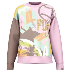 Bluza z okrągłym dekoltem Head Motion Print. Czerwone kurtki Head, bez wzorów, bez kaptura. Za 528,00 zł.