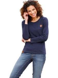 WITT WEIDEN Koszulka w kolorze granatowym rozmiar: 54. Niebieskie bluzki WITT WEIDEN, bez wzorów, z bawełny, bez kołnierzyka, bez ramiączek. Za 26,99 zł.