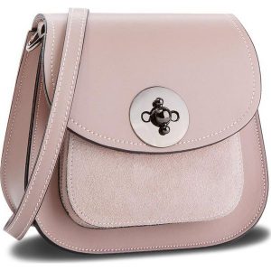 Torebka CREOLE - K10467 Pudrowy Róż. Listonoszki marki Creole. W wyprzedaży za 159,00 zł.