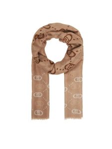 Liu Jo Szal Esc Stola Degrade L 2F5080 T0300 Beżowy. Brązowe rękawiczki Liu Jo, bez wzorów, z materiału. Za 179,99 zł.