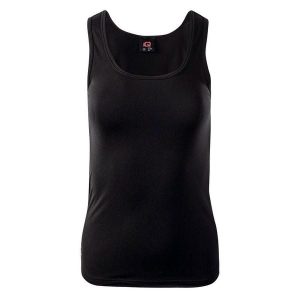 Tank Top Damski/panie Mily. Czarne topy IQ, s, bez wzorów, sportowe, bez kołnierzyka, bez ramiączek. Za 60,99 zł.