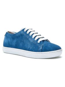 Comfortfusse Skórzane sneakersy w kolorze granatowym rozmiar: 37. Niebieskie trampki Comfortfüße, bez wzorów, ze skóry, bez zapięcia. Za 295,99 zł.