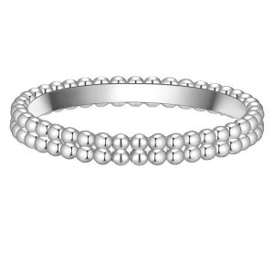 Glanzstücke München Pierscionek z Srebra Sterling w srebrze Pierścionki 1 ct Damski. Szare pierścionki Glanzstücke München, srebrne. Za 229,99 zł.