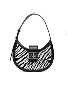 Armani Exchange Torebka XW002565 AF26571 MC045 Czarny. Czarne torebki klasyczne Armani Exchange, bez wzorów, ze skóry, bez dodatków. Za 614,99 zł.