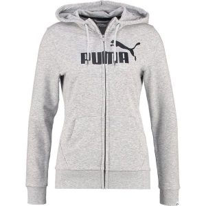 Puma ESS HOODY Bluza rozpinana light gray heather. Bluzy marki Puma. W wyprzedaży za 211,65 zł.