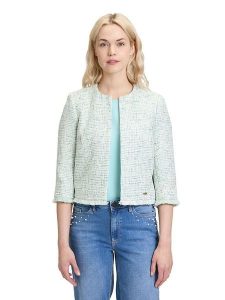 BETTY & CO Kurtka przejściowa w kolorze kremowo-błękitnym rozmiar: 40. Brązowe kurtki Betty & Co, bez wzorów, bez kaptura. Za 144,95 zł.
