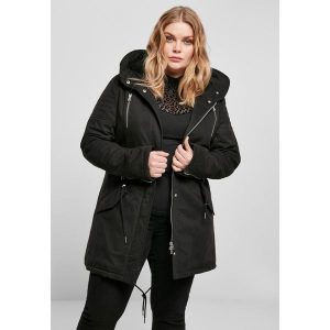 Damska parka urban classic herpa lined cotton gt parka. Czarne kurtki Urban Classics, na zimę, bez wzorów, bez kaptura. Za 465,50 zł.
