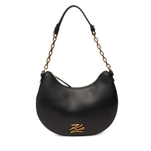 Torebka KARL LAGERFELD. Czarne torebki klasyczne KARL LAGERFELD, bez wzorów, bez dodatków. Za 699,99 zł.